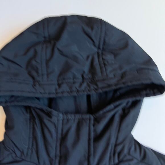 Abercrombie Kids Black Puffer Hoodie Vest Small - Picture 4 of 9